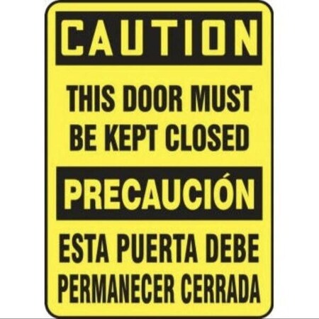 Accuform BILINGUAL OSHA CAUTION Safety Sign SBMABR622XL SBMABR622XL